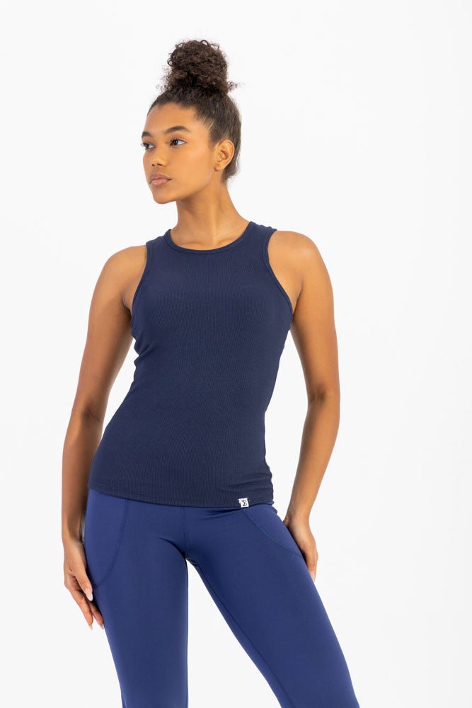 Bellwether Blue Daily Rib Tank Top - Sigma Fit