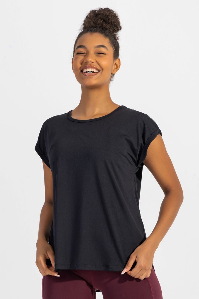 Black Comfy Tee - Sigma Fit