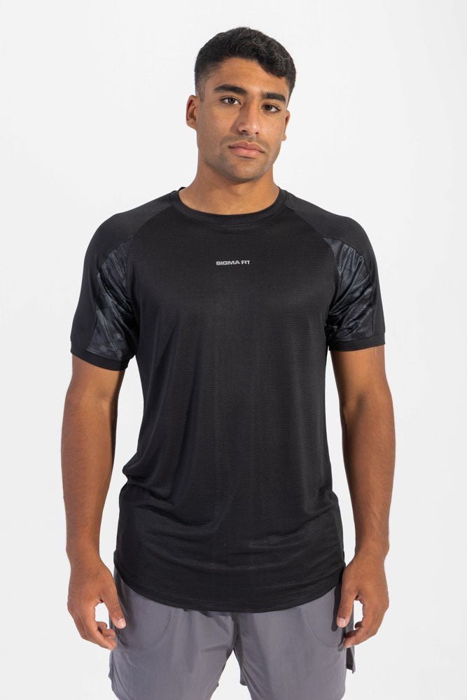 Black Dynamic PRO-Dri Tee - Sigma Fit