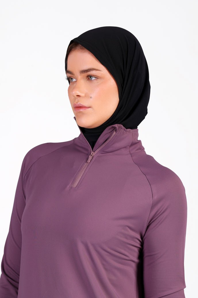 Black Easy Wrap Hijab - Sigma Fit