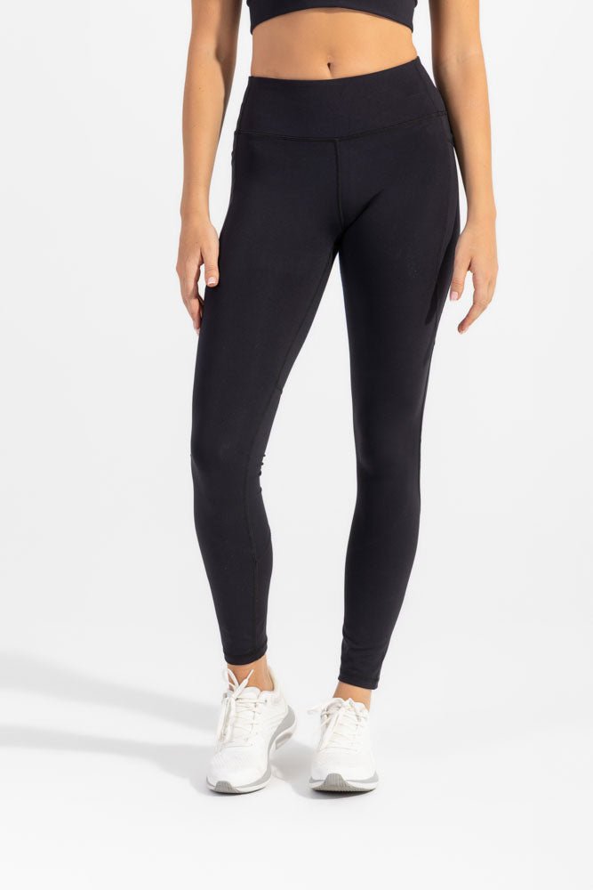 Black Flow Fit Leggings - Sigma Fit