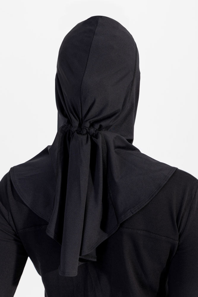 Black SecureFit Pro Hijab - Sigma Fit