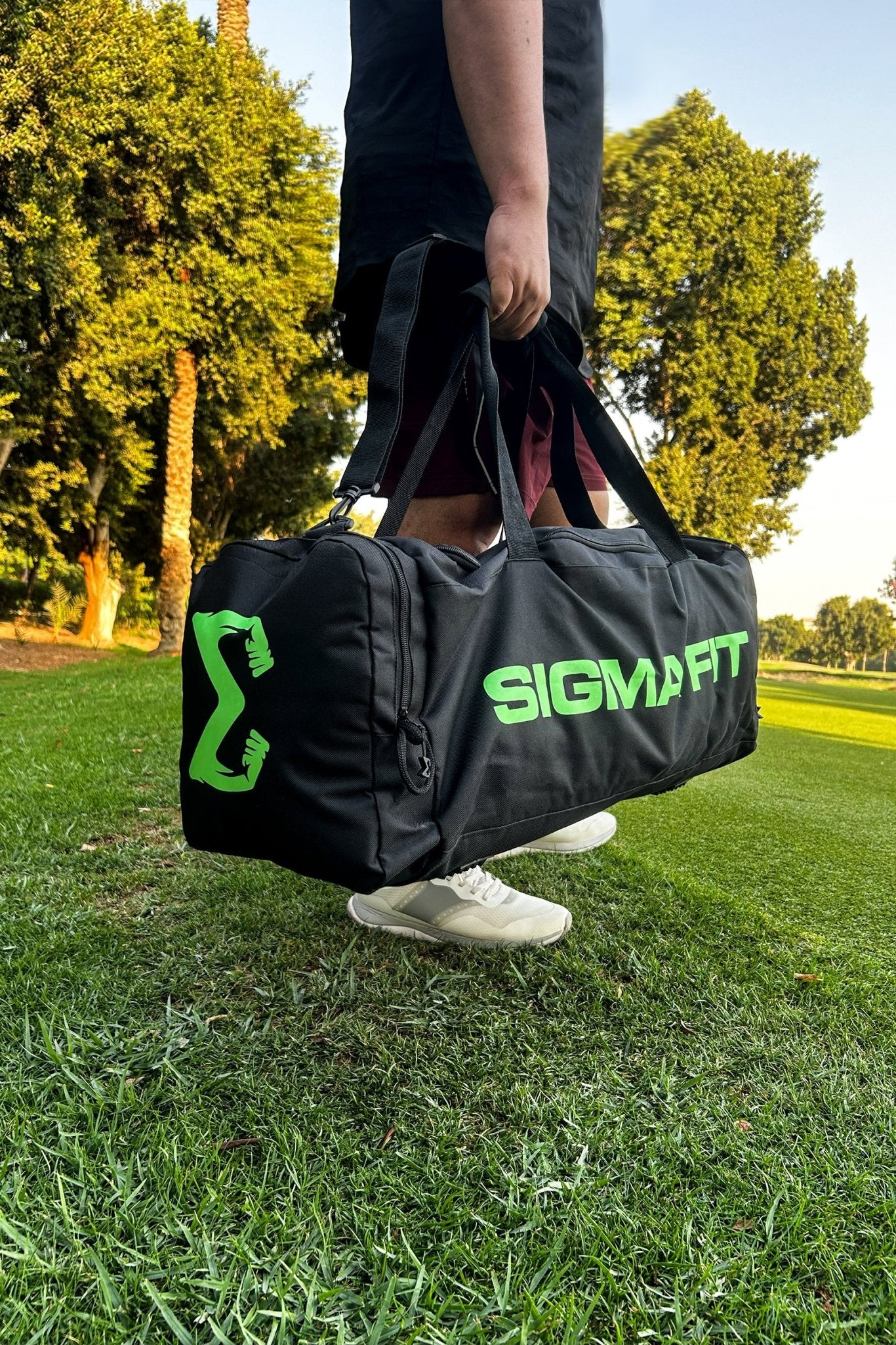 Duffle Bag Black Phosphoric Print - Sigma Fit