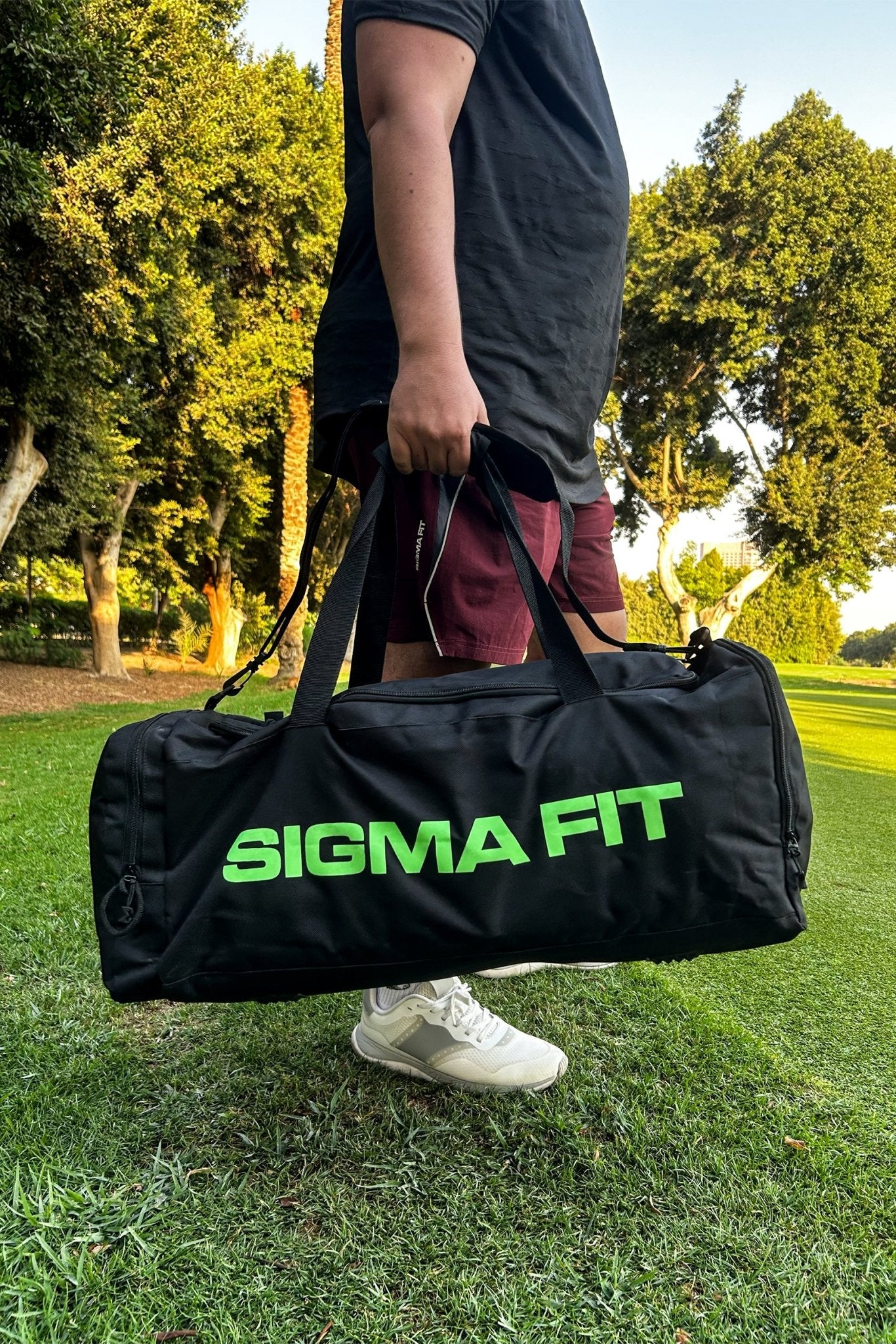 Duffle Bag Black Phosphoric Print - Sigma Fit