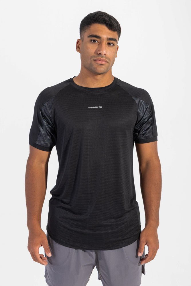 Dynamic Dri Tee Black - Sigma Fit