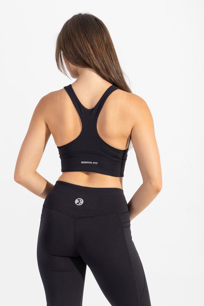 Dynamic Sports Bra Black - Sigma Fit