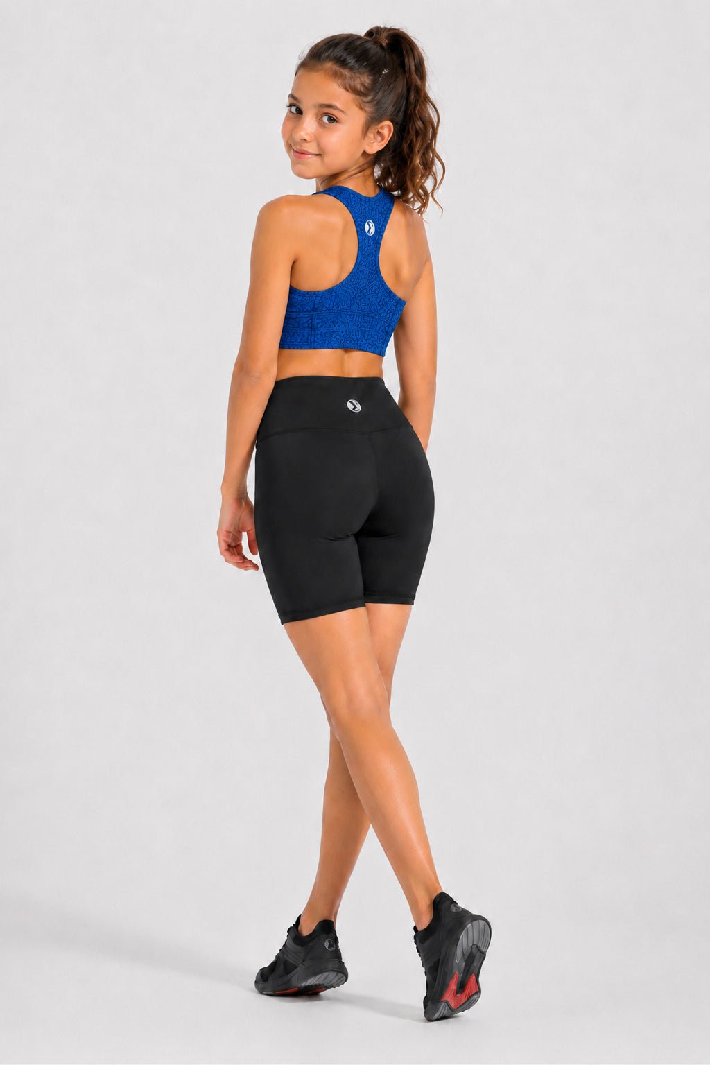 Girls Aura Sports Bra - Regatta - Back - Sigma Fit