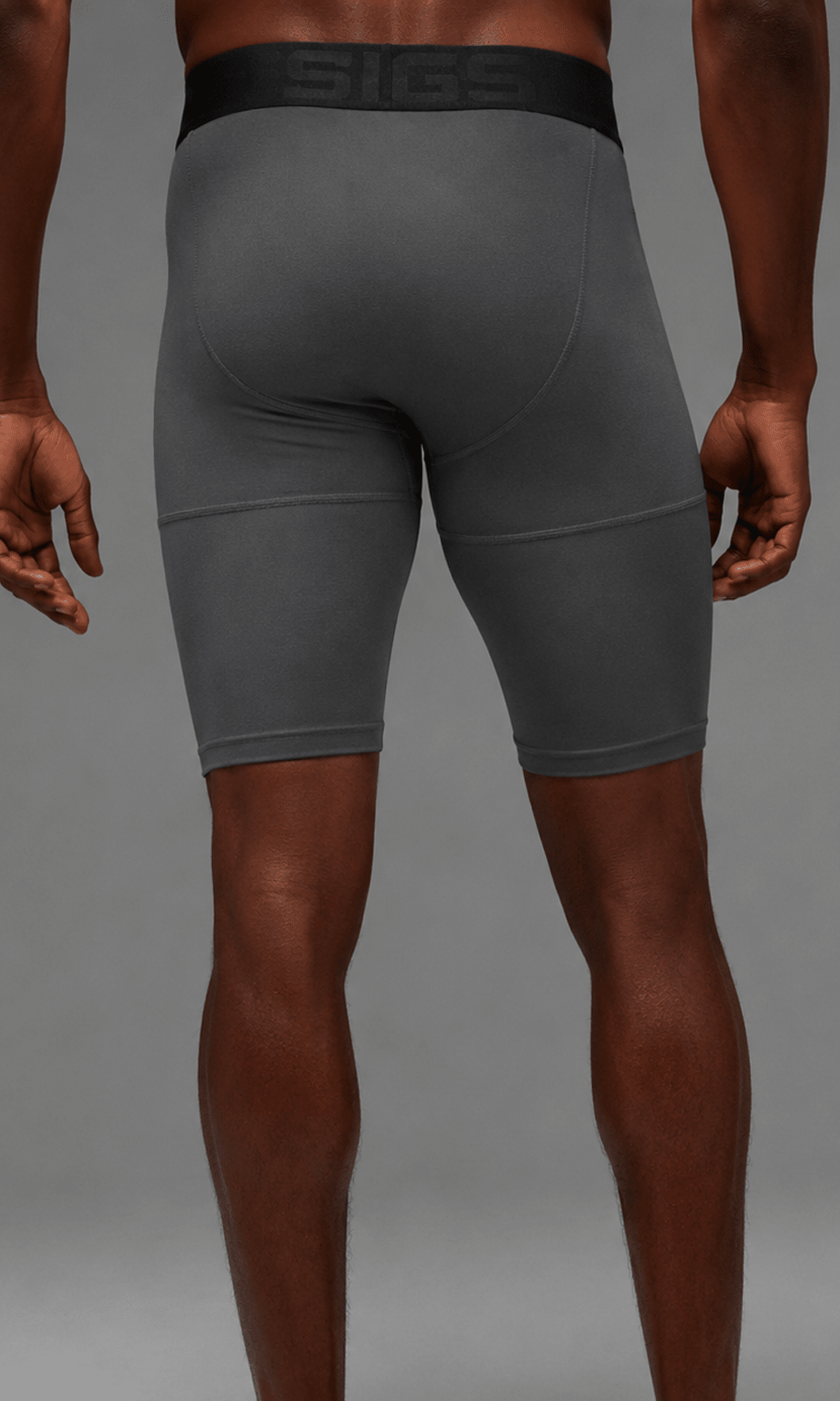 Gray Compression Shorts - Sigma Fit