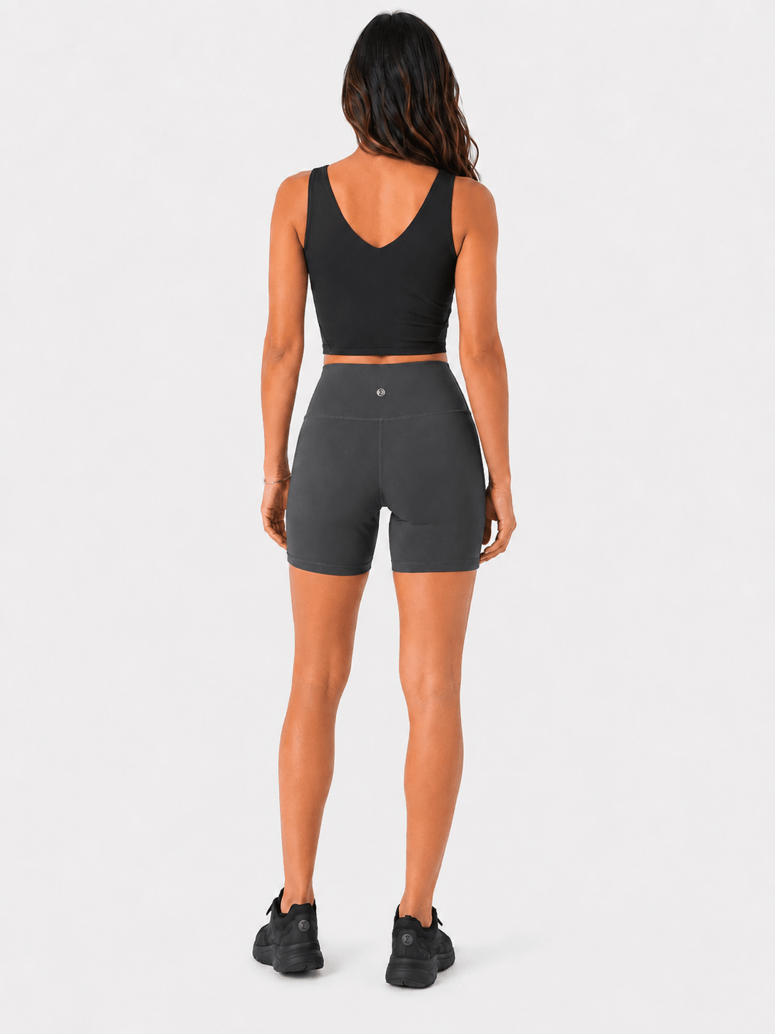 Gray Neoflex Biker Short - Sigma Fit