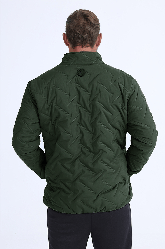 Gray/Dark Olive Dynamic Duo Jacket - Sigma Fit