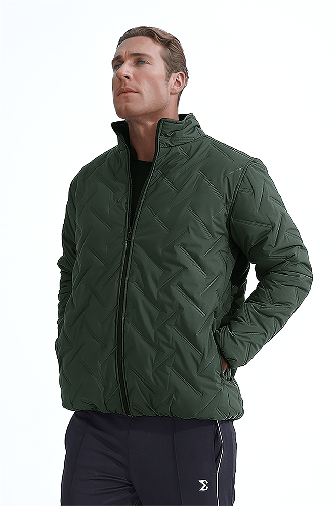 Gray/Dark Olive Dynamic Duo Jacket - Sigma Fit