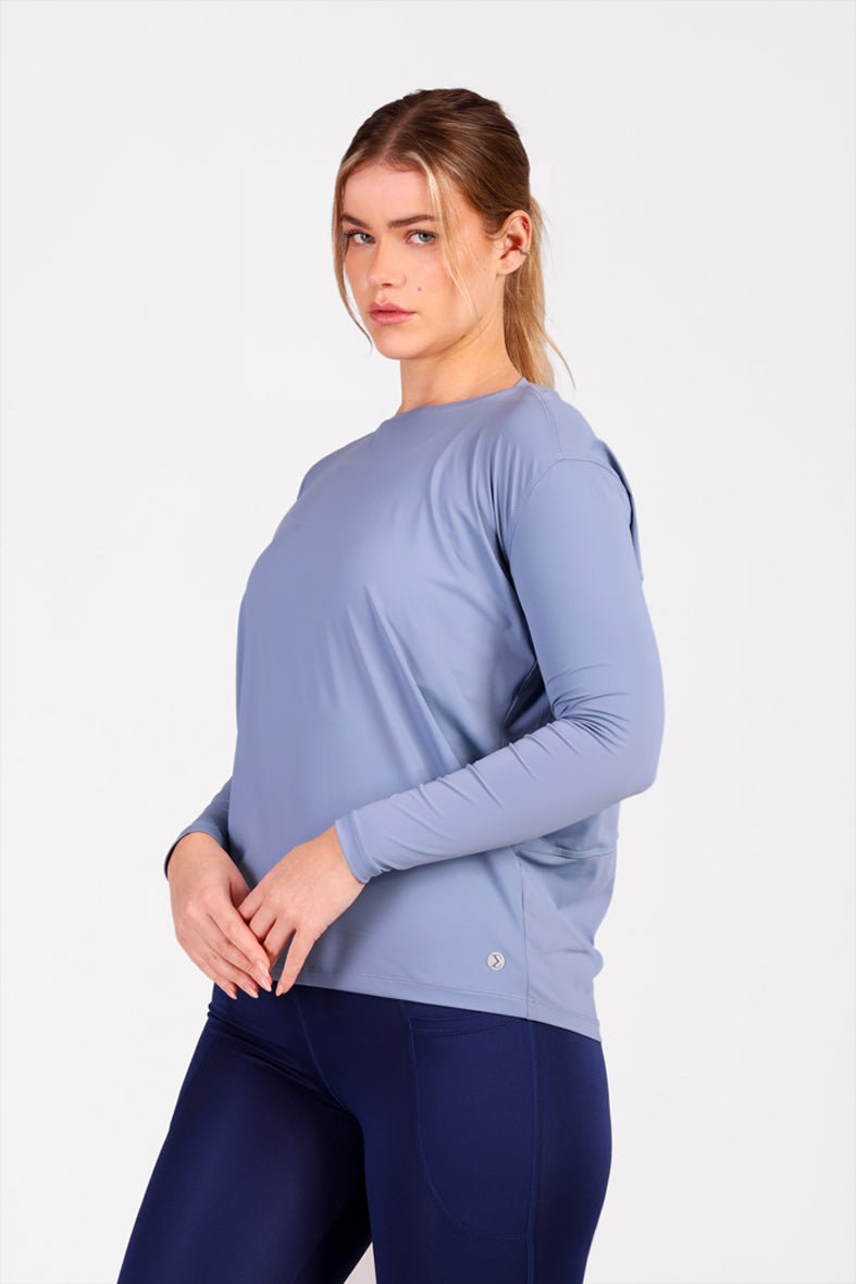 Motion guard Long Sleeve Blue - Sigma Fit