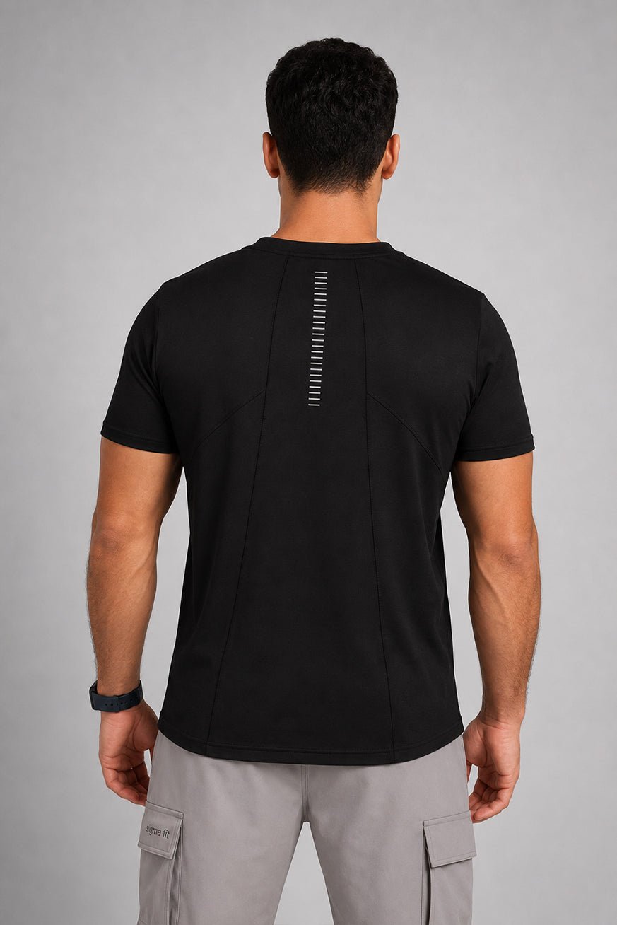 Motion Tee Black - Sigma Fit
