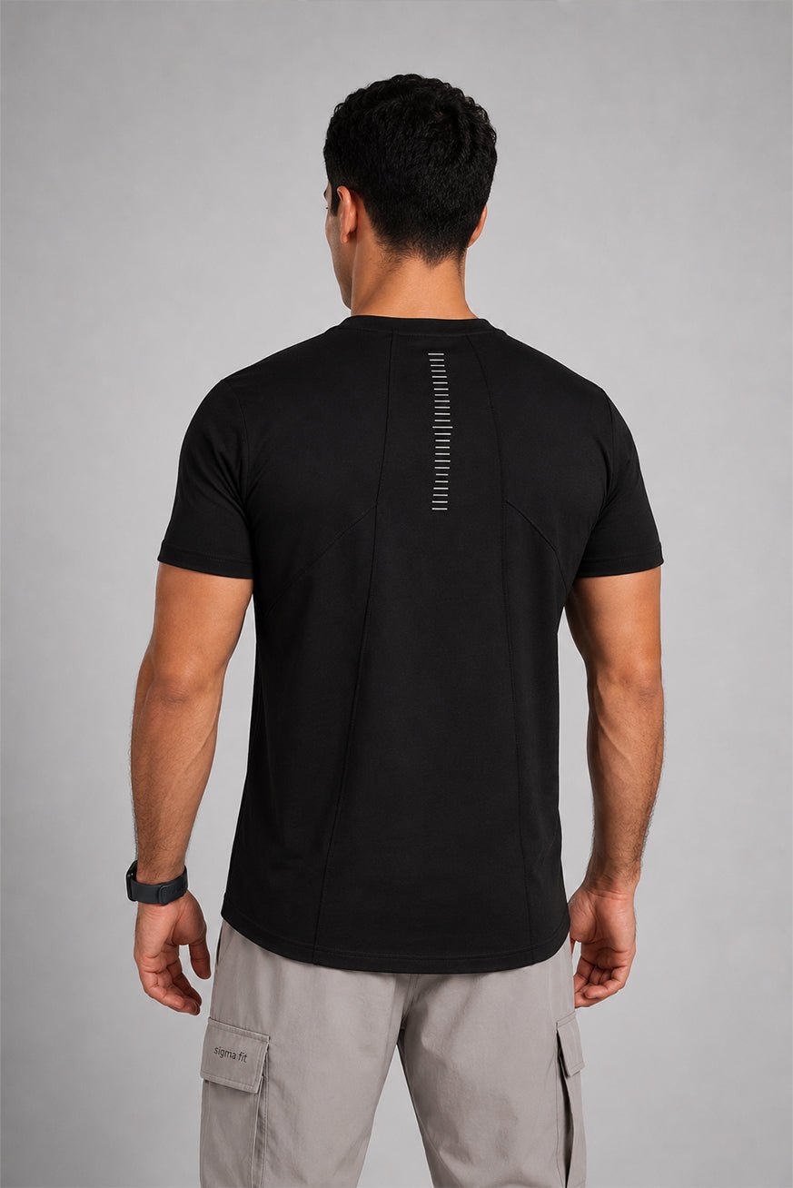 Motion Tee Black - Sigma Fit
