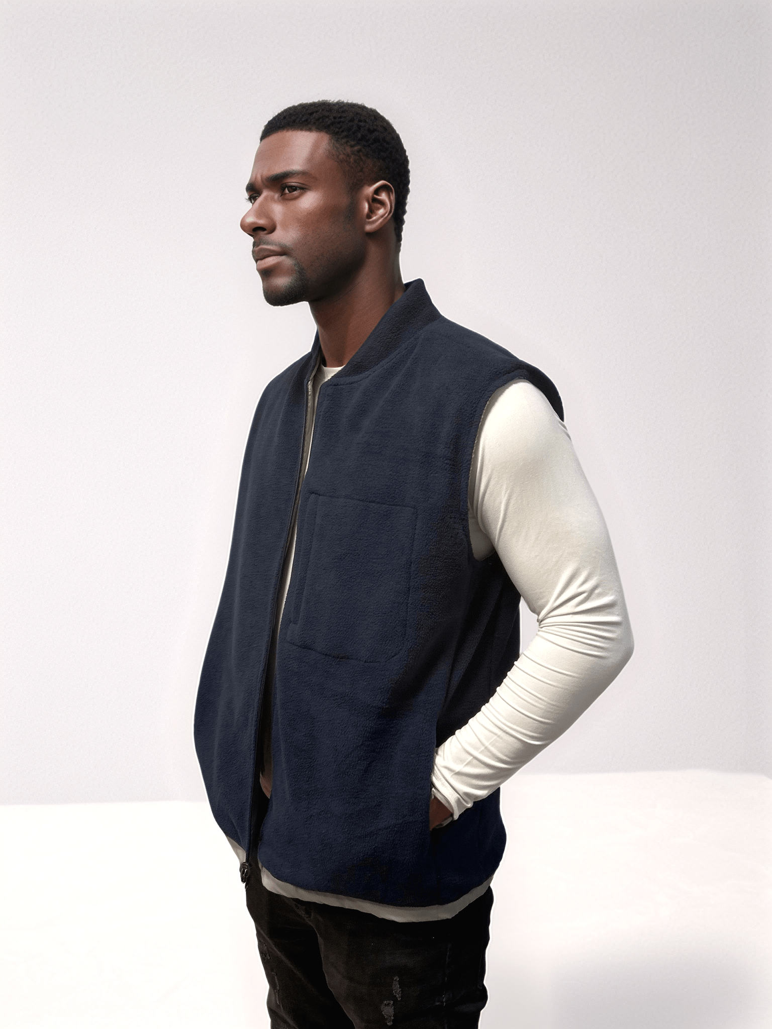 Navy/Gray Reversible Pro Vest - Sigma Fit
