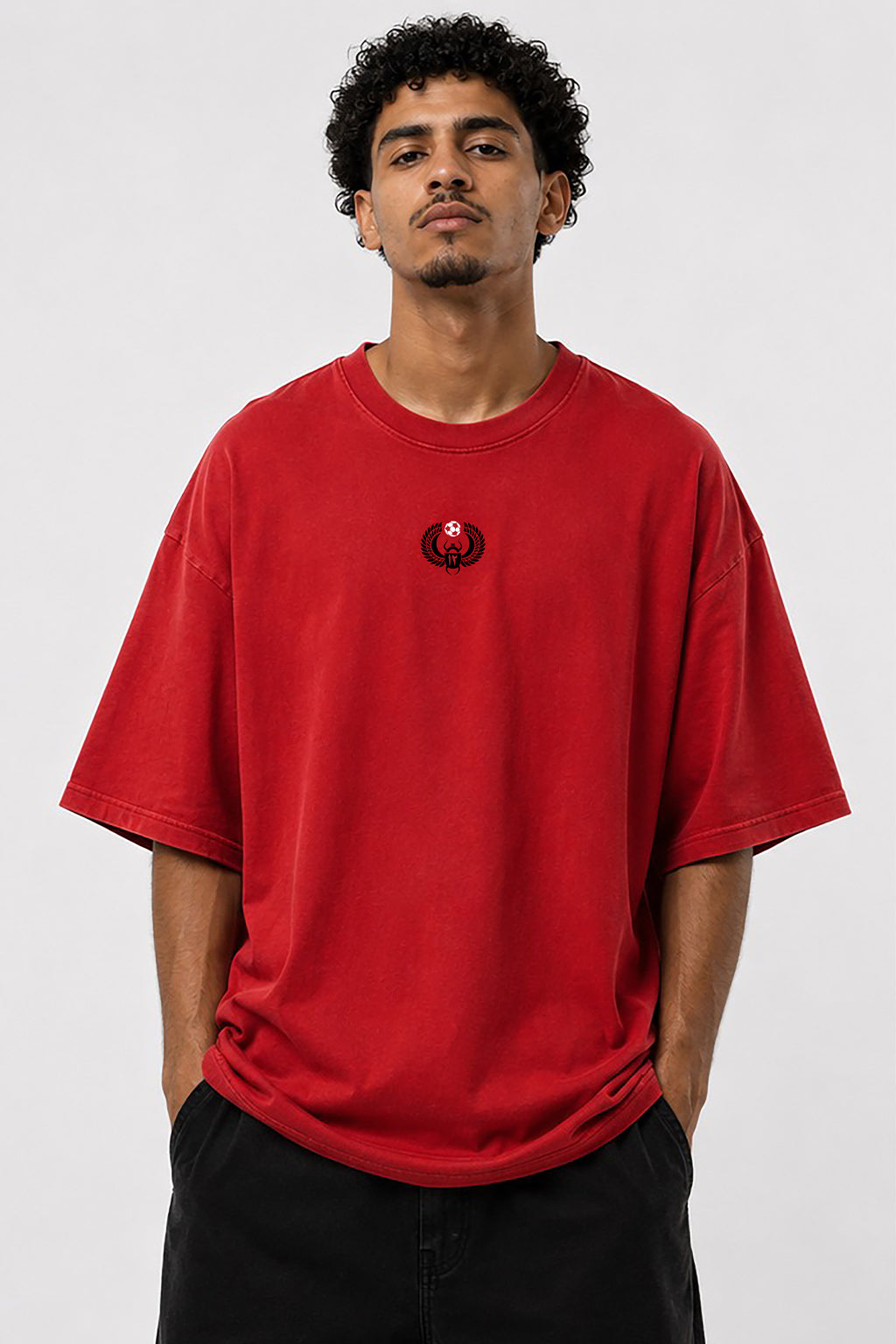 Ranah Egypt Fan Oversized T-Shirt - Red - Sigma Fit