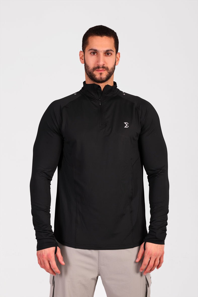 Space Quarter Zipper Black - Sigma Fit
