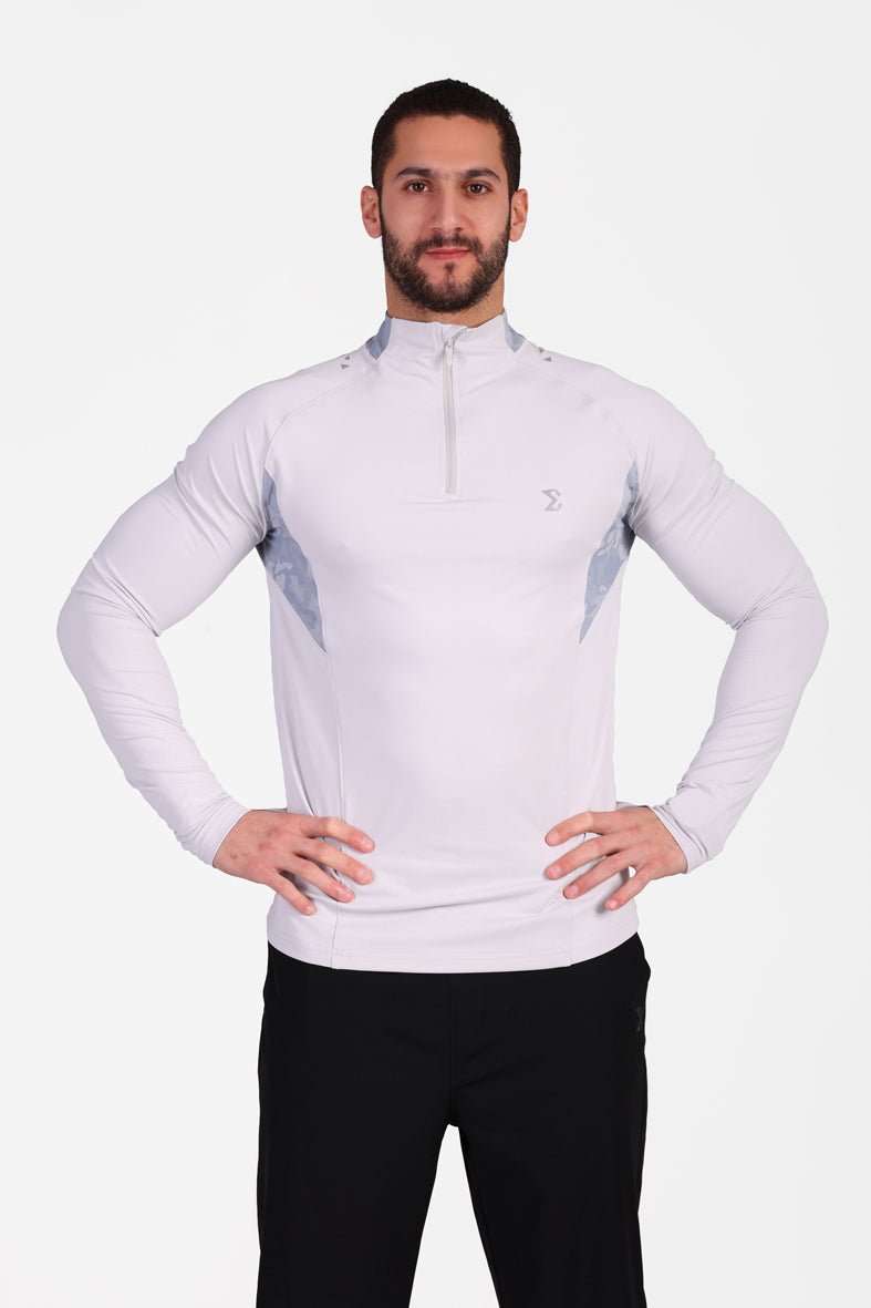 Space Quarter Zipper Gray - Sigma Fit