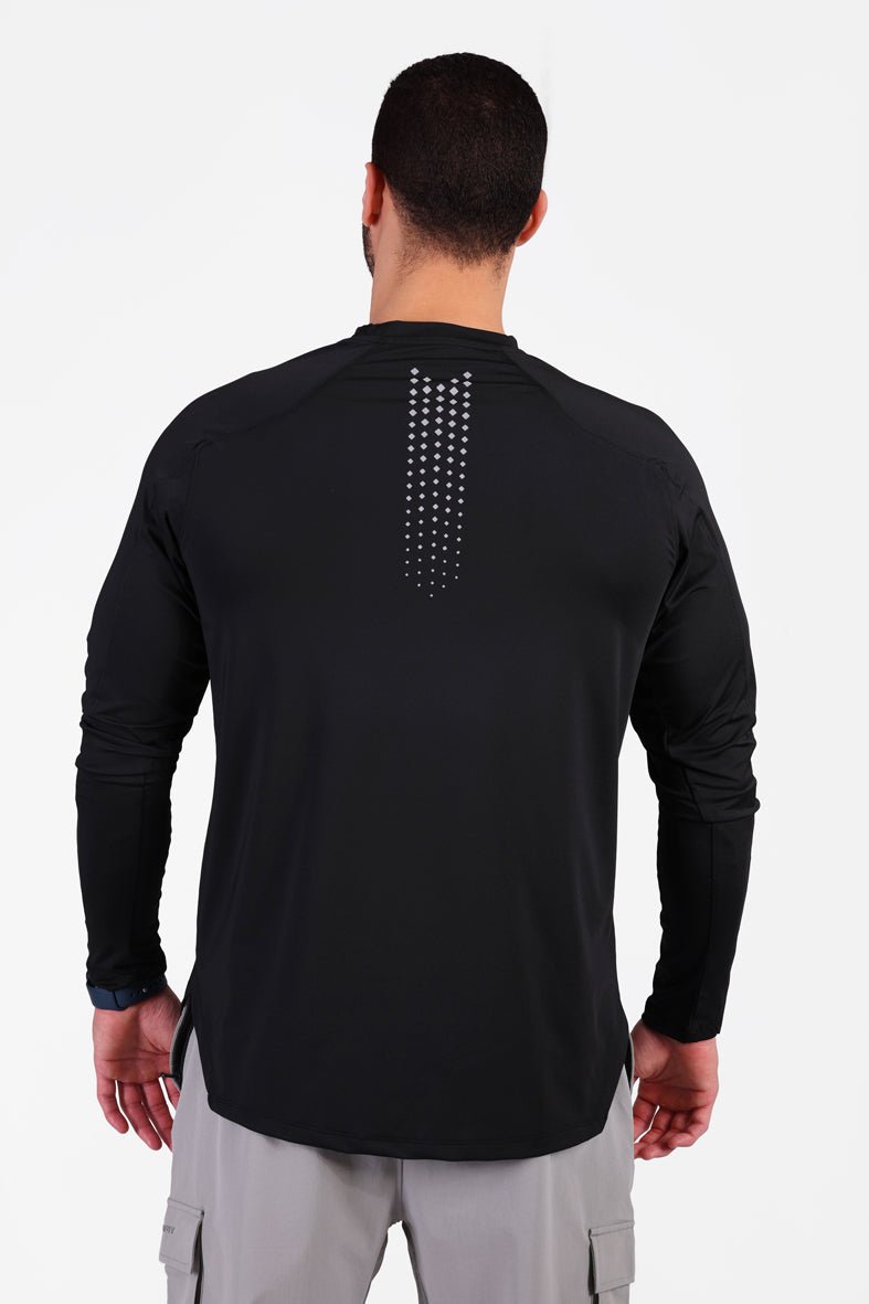 Warm Lock Tee Black - Sigma Fit