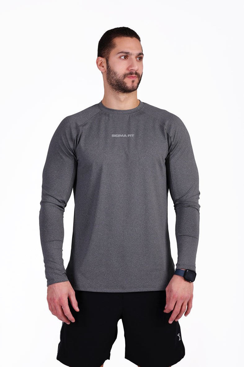 Warm Lock Tee Light Heather Gray - Sigma Fit