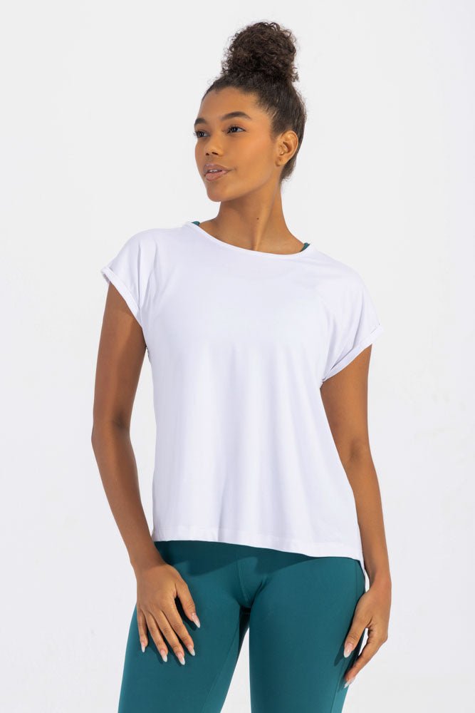 White Comfy Tee - Sigma Fit
