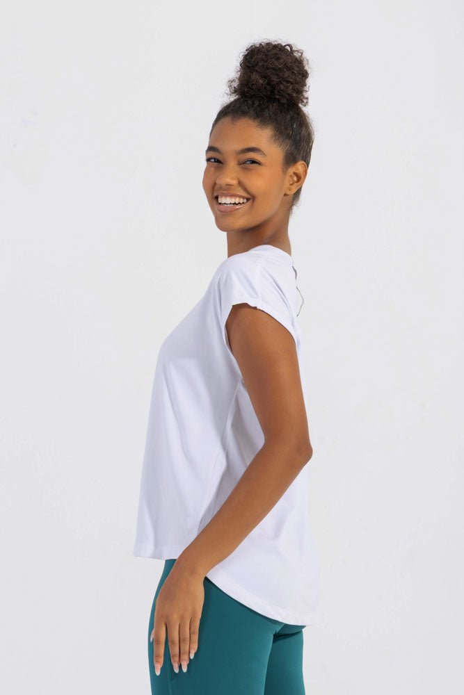 White Comfy Tee - Sigma Fit