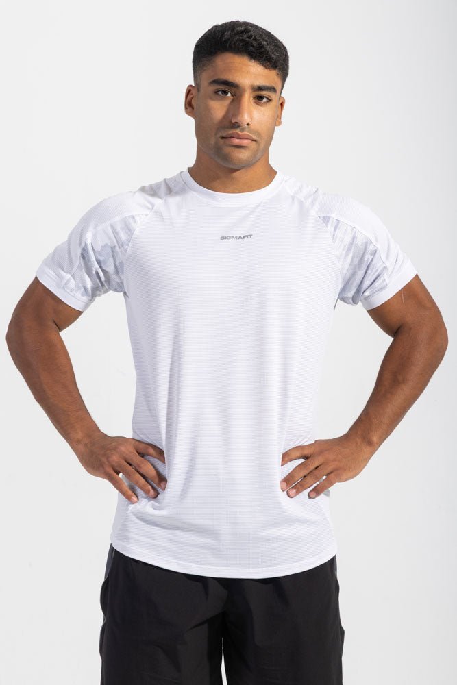 White Dynamic PRO-Dri Tee - Sigma Fit