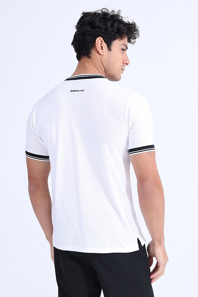 White Z Polo T-shirt - Sigma Fit