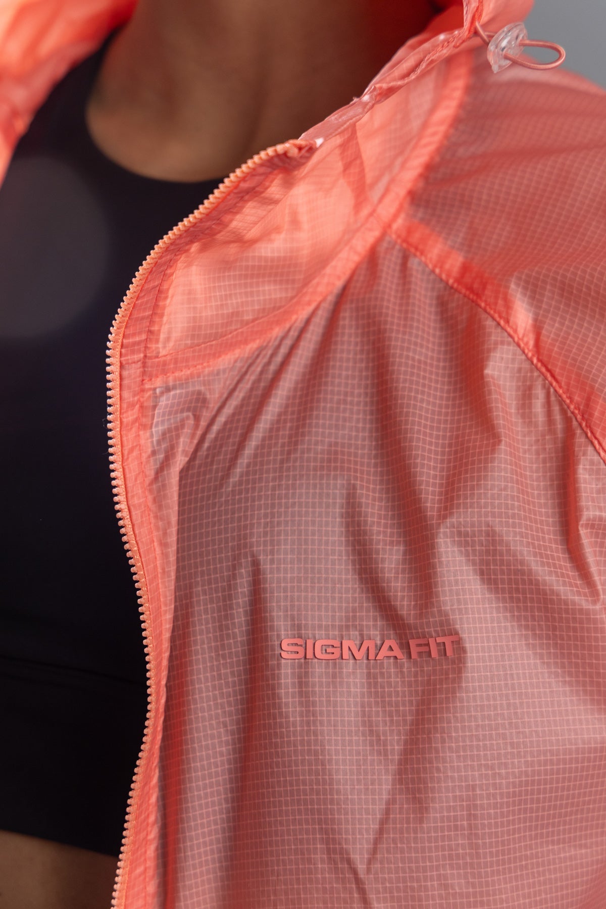 Windbreaker Jacket Coral - Sigma Fit