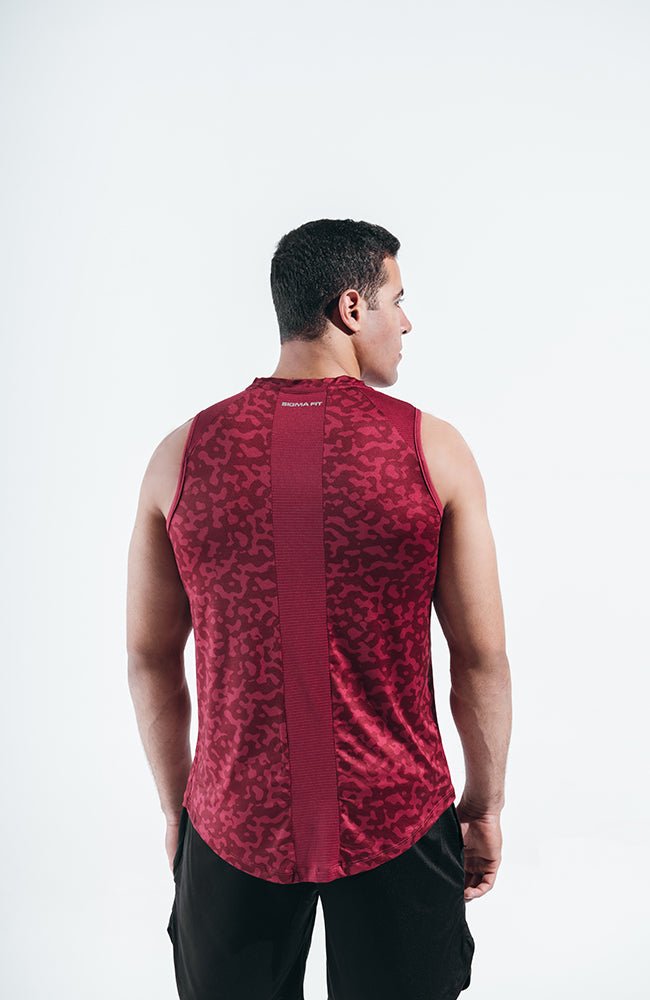 Cerise Masquerade Tank Top - Sigma Fit