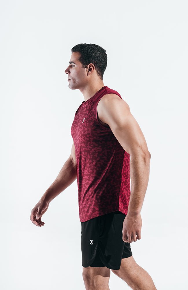 Cerise Masquerade Tank Top - Sigma Fit